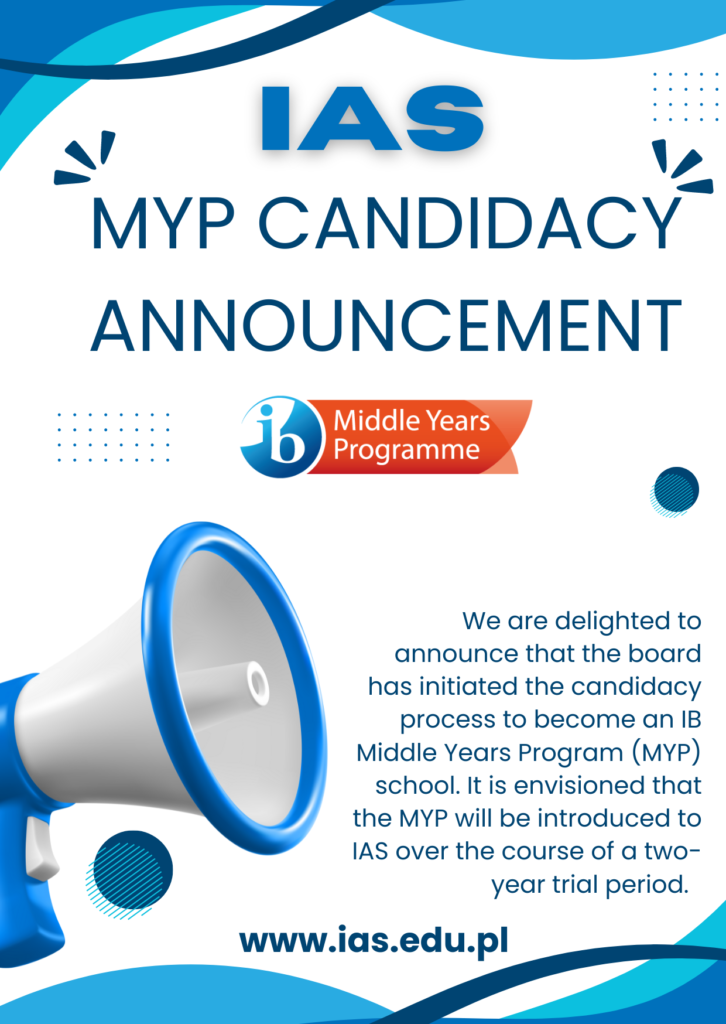 Myp Advertisement MYP Candidacy Announcement - International American School of Warsaw