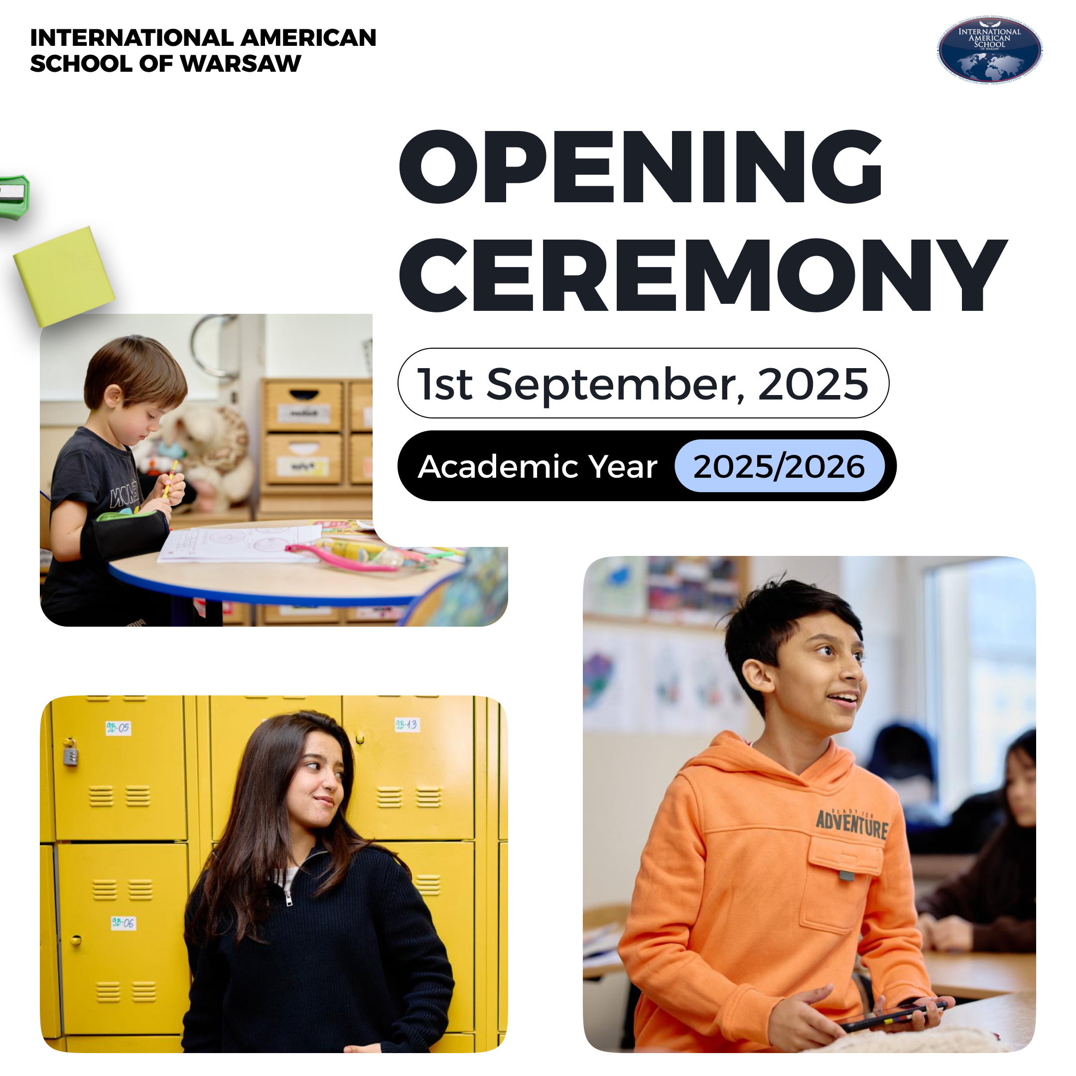 IAS 2025/2026 – Opening Ceremony & Orientation Day!
