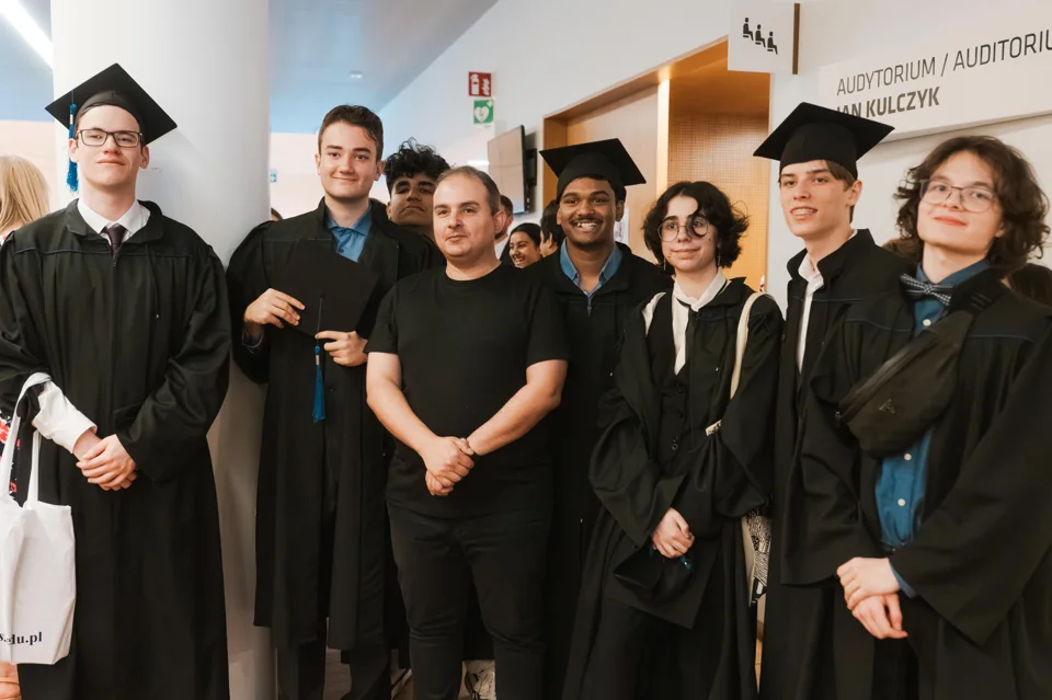 IAS graduates and friends together